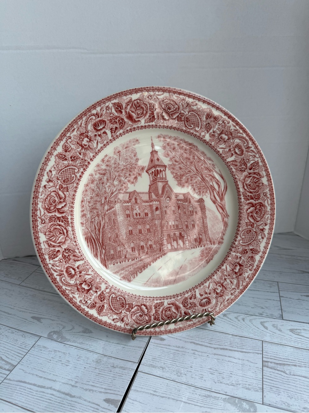 “Old Main” Geneva College Plate